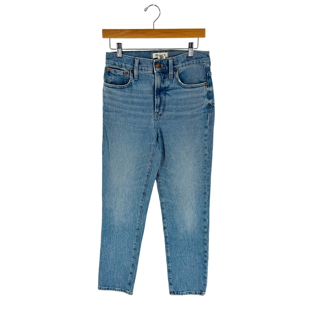 Madewell The Perfect Vintage Jean Blue 26 High Rise Straight Leg Denim